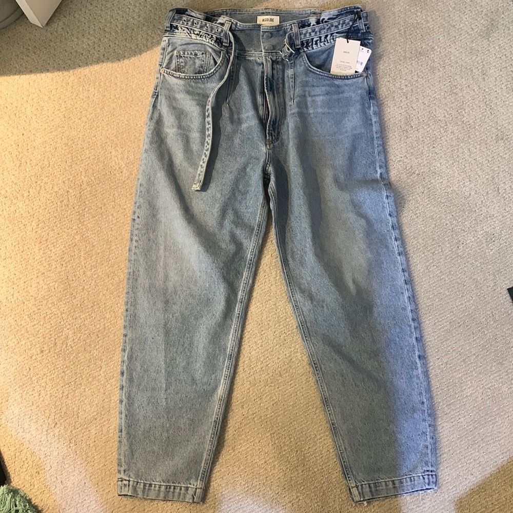 Agolde paperbag tapered balloon pants